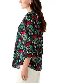 Women's 3/4 Sleeve Henley Shirt