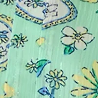 Plus 3/4 Sleeve Henley Blouse