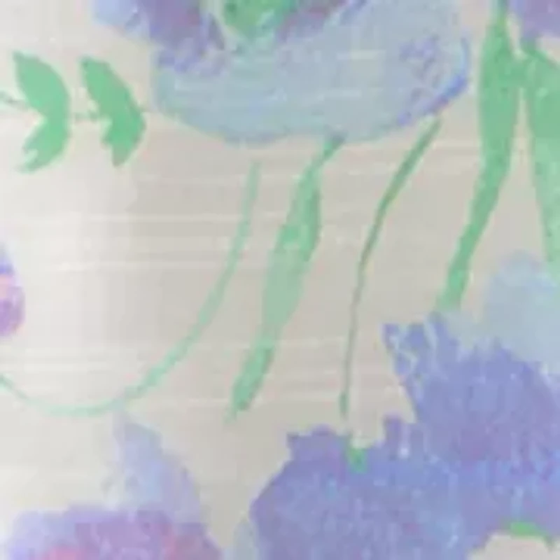 Plus Short Flutter Sleeve Woven Henley Top