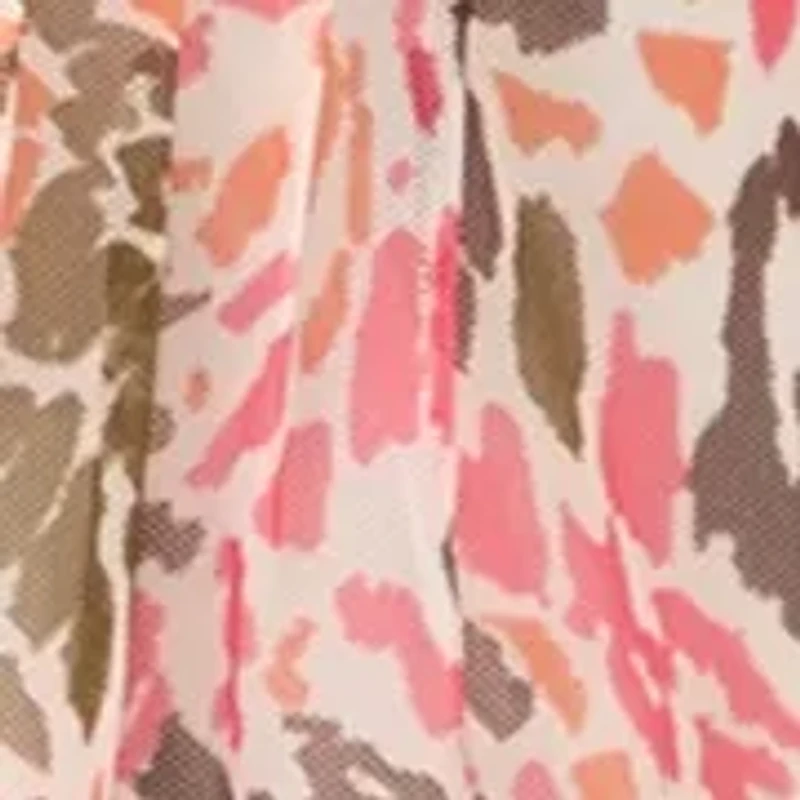 Plus Printed Mesh Top