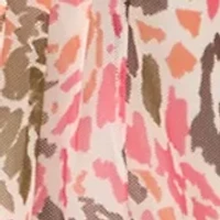 Plus Printed Mesh Top