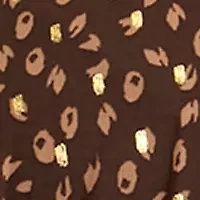 Plus Printed Mesh Tiered Blouse
