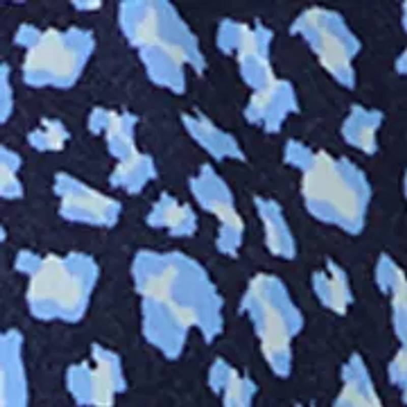 Plus Short Sleeve Lattice Neck T-Shirt