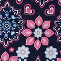 Plus 3/4 Sleeve V-Neck Pleated Blouse