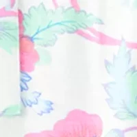 Plus Short Sleeve Honeycomb Knit Henley Top