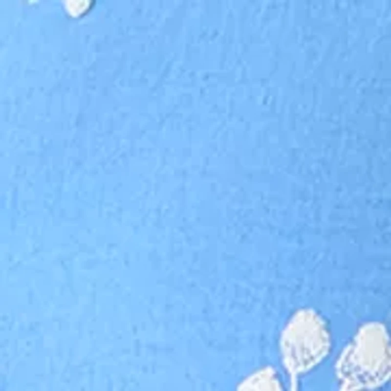 Plus 3/4 Puff Sleeves Woven Henley Top