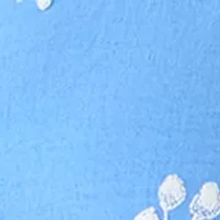 Plus 3/4 Puff Sleeves Woven Henley Top