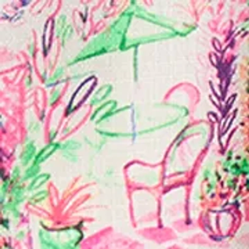 Petite Short Dolman Sleeve Split Neck Dress