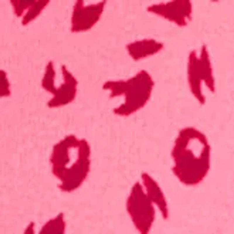 Petite Printed Knit Henley Shirt