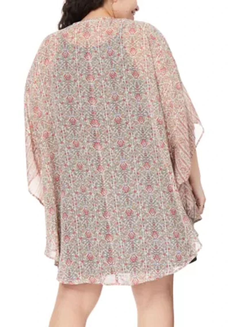 Plus Kimono Dress