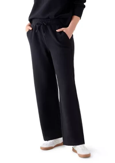 Women’s Pull-On Waffle Wide Leg Pants