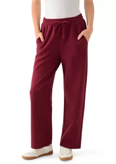 Women’s Pull-On Waffle Wide Leg Pants