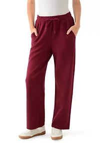 Women’s Pull-On Waffle Wide Leg Pants