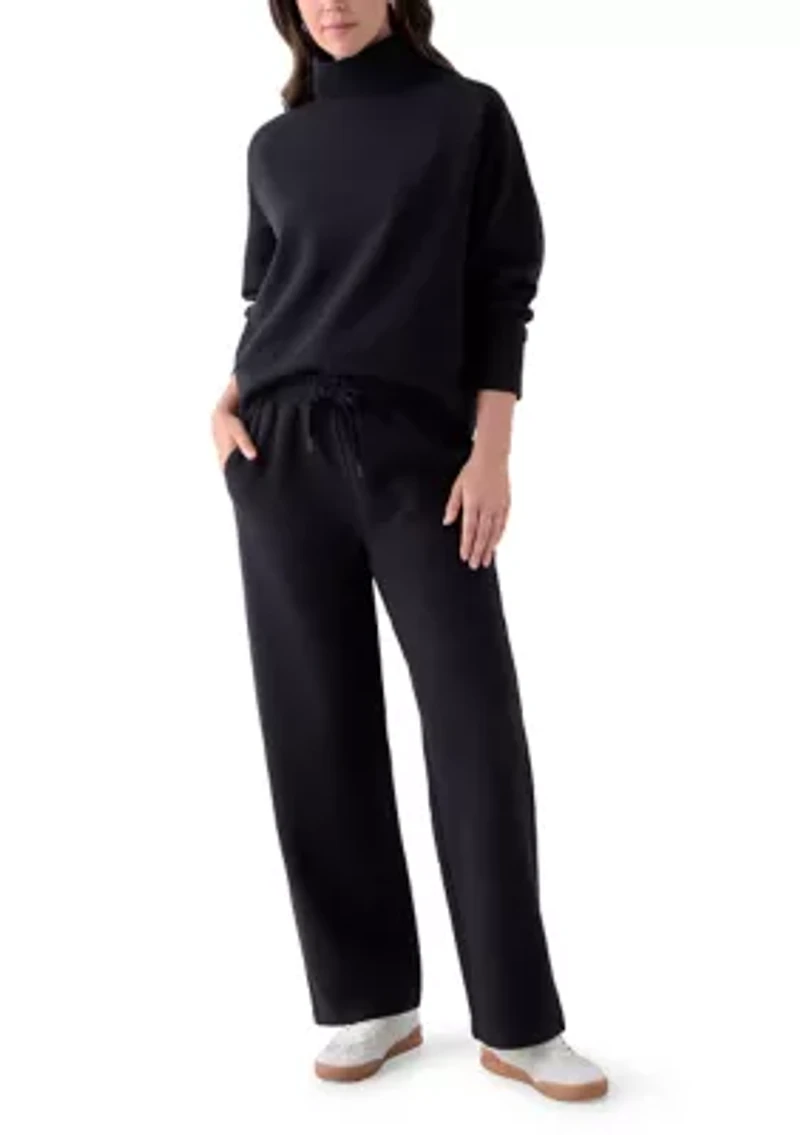 Women’s Pull-On Waffle Wide Leg Pants