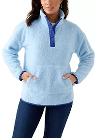 Women's Long Sleeve Sherpa Fleece Jacket