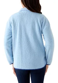 Women's Long Sleeve Sherpa Fleece Jacket