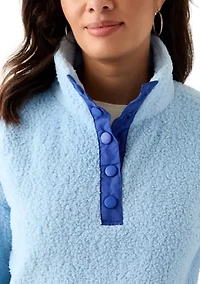 Women's Long Sleeve Sherpa Fleece Jacket