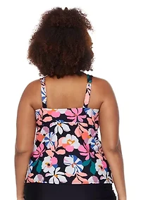 Plus Suns Out Rimini Tankini Swim Top