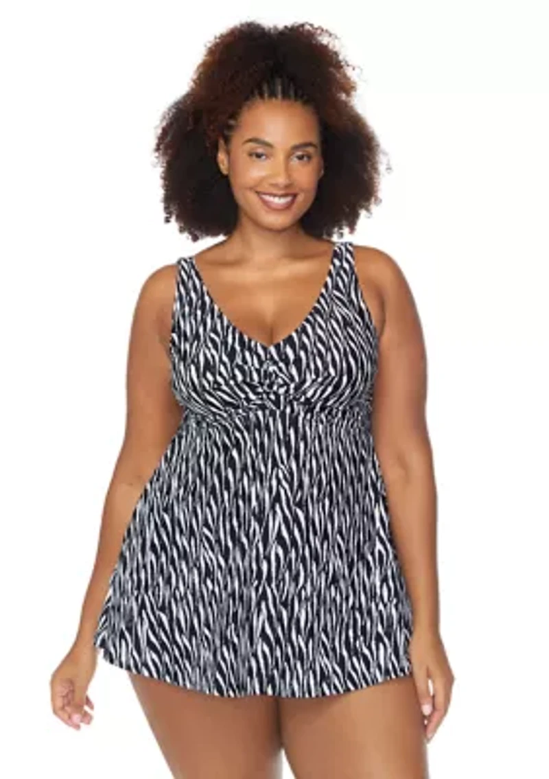 Plus Hideaway Lucia Swim Dress
