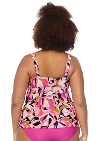 Plus Aqua Caliente Rimini Tankini Swim Top