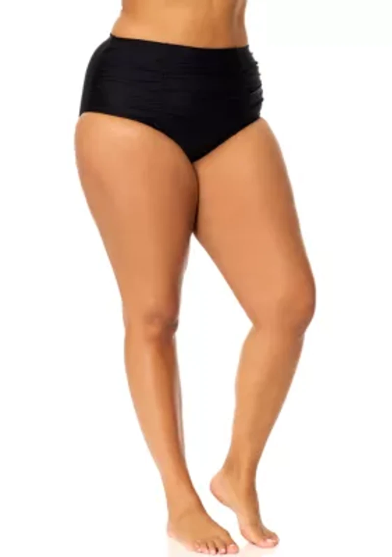 Plus Solid Costa Swim Bottoms