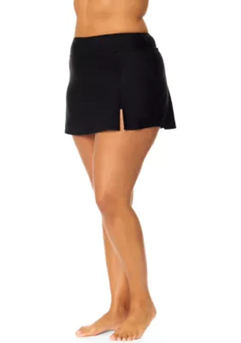 Plus Tango Slit Swim Skirt