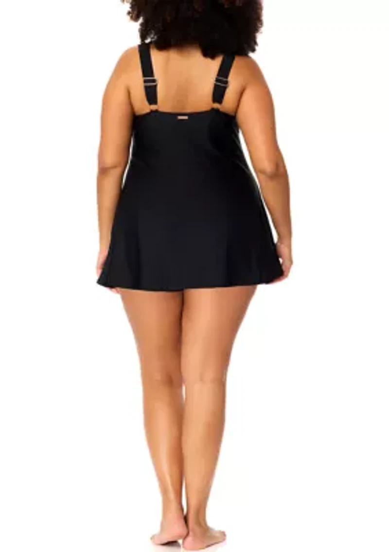 Plus Solid Triana Swimdress