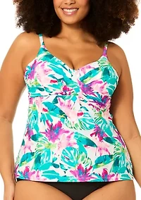 Plus Paraiso Aries Tankini Swim Top