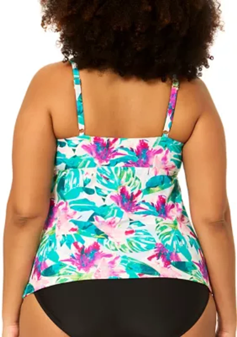 Plus Paraiso Aries Tankini Swim Top