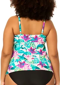 Plus Paraiso Aries Tankini Swim Top