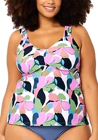 Women's Hibiscus Road Rimini Tankini Swim Top