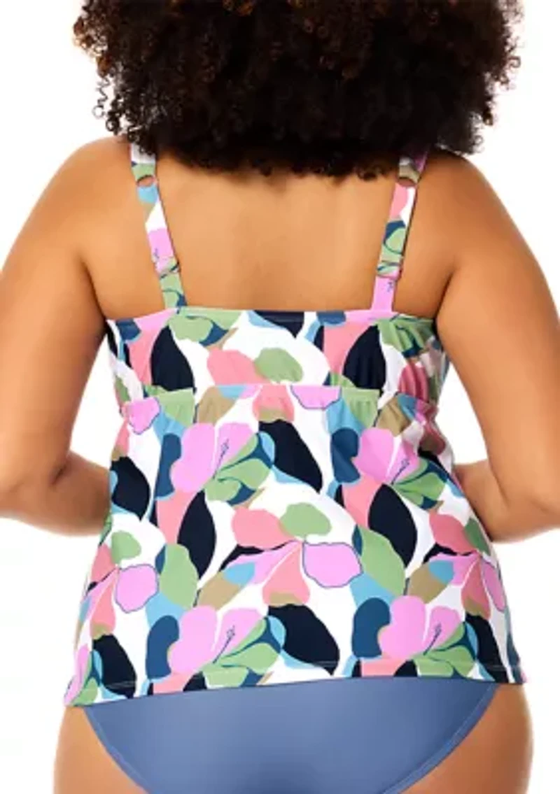 Women's Hibiscus Road Rimini Tankini Swim Top