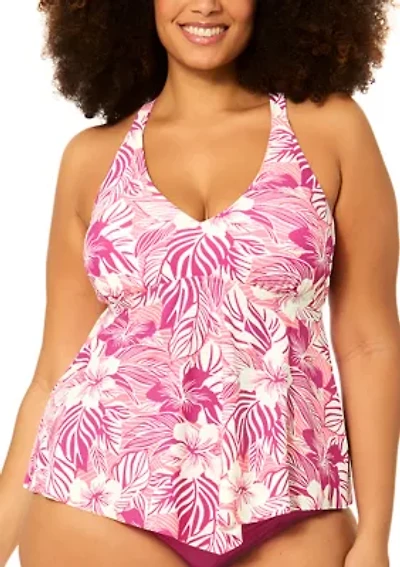 Plus Zanzibar Aviva Tankini Swim Top