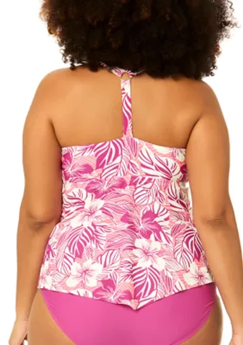 Plus Zanzibar Aviva Tankini Swim Top