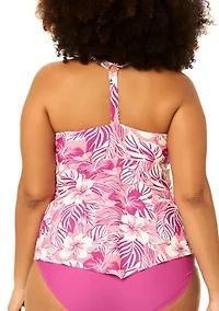 Plus Zanzibar Aviva Tankini Swim Top