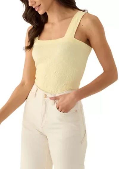 Women's Floral Embroidered Seamless Tank Top
