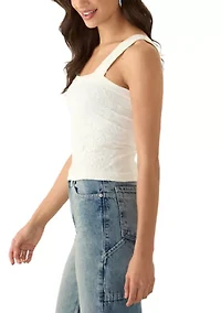 Women's Floral Embroidered Seamless Tank Top