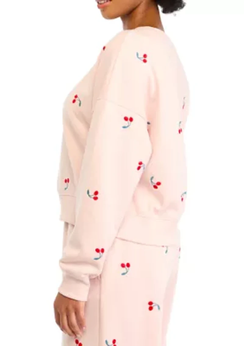 Women's Fruit Crew Neck Sweater