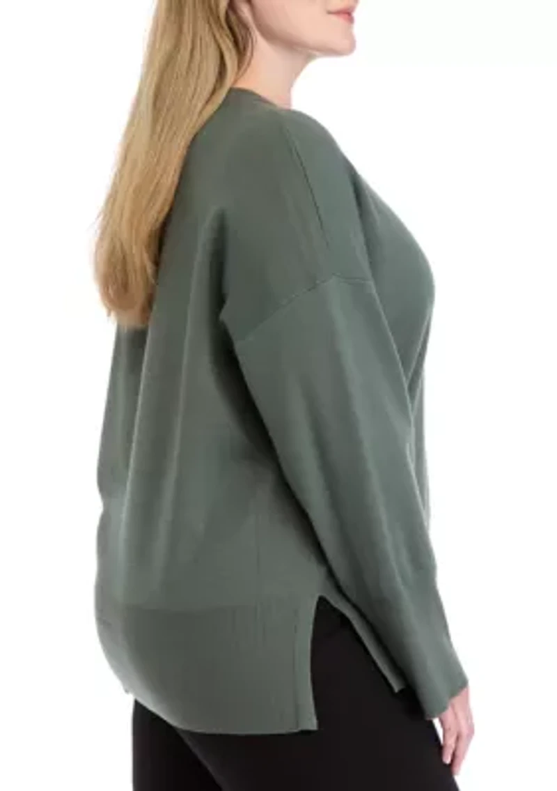 Plus Crew Neck Sweater