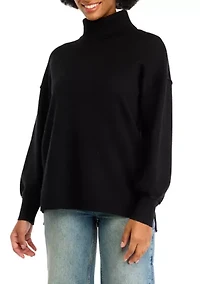 Women's Turtleneck Tunic Sweater