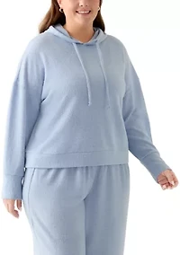 Plus Bouclé Hoodie