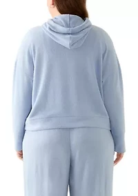 Plus Bouclé Hoodie