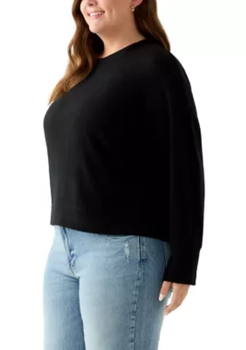 Plus Boucle Crew Sweater