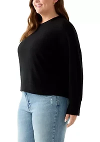 Plus Boucle Crew Sweater