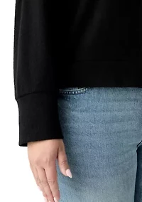 Plus Boucle Crew Sweater