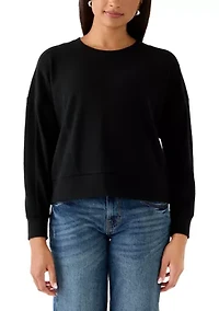 Women's Cozy Knit Crew Neck Sweater