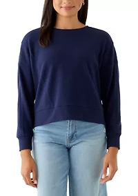 Women's Cozy Knit Crew Neck Sweater