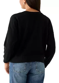 Women's Cozy Knit Crew Neck Sweater