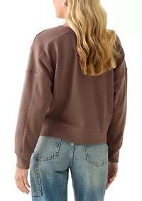 Women's Cozy Knit Crew Neck Sweater