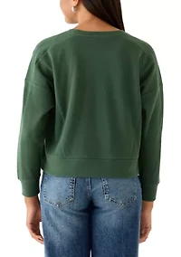 Women's Cozy Knit Crew Neck Sweater